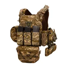 Warmor Gen.3 Pro Max Plate Carrier — Quick-Release System, 7 Pouches, Pixel MM14