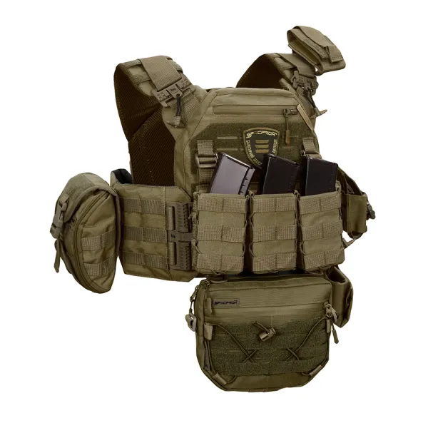 Warmor Gen.3 Pro Max Plate Carrier — Quick-Release System, 7 Pouches, Olive