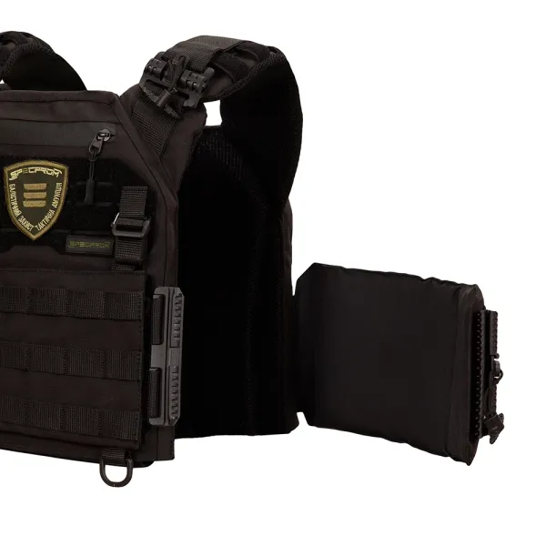 Warmor Gen.3 Pro Max Plate Carrier — Quick-Release, 7 Pouches, Black