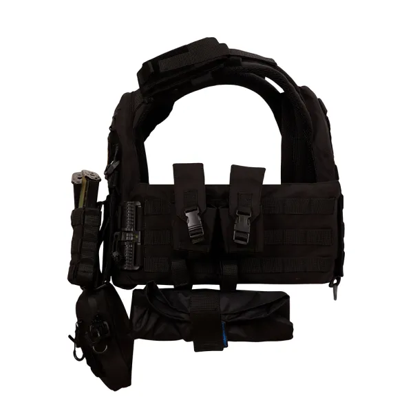 Warmor Gen.3 Pro Max Plate Carrier — Quick-Release, 7 Pouches, Black