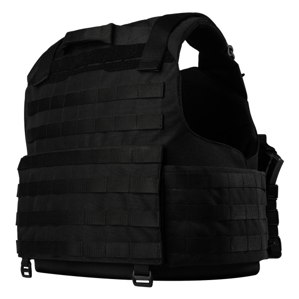 Warmor Gen.4 Plate Carrier, Black, 4 Pouches