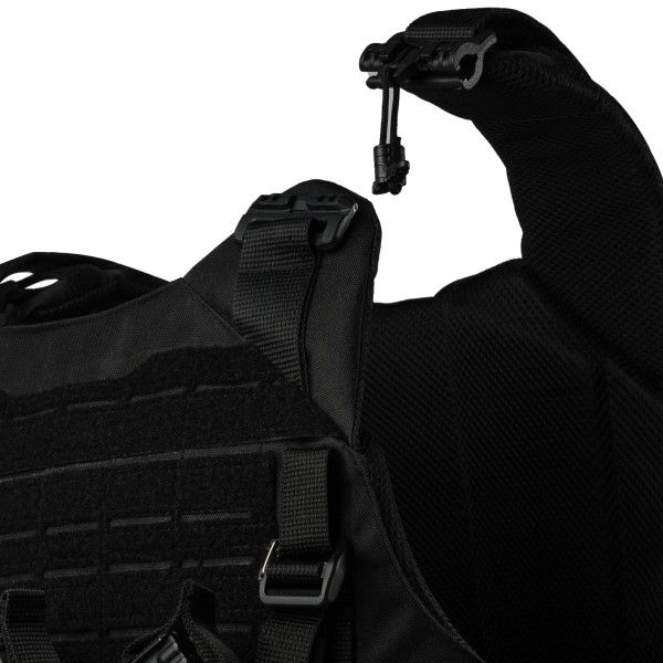 Warmor Gen.4 Plate Carrier, Black, 4 Pouches