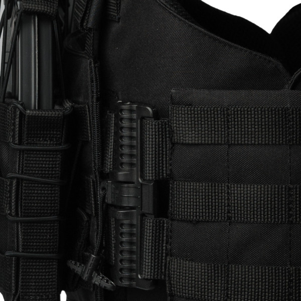 Warmor Gen.4 Plate Carrier, Black, 4 Pouches