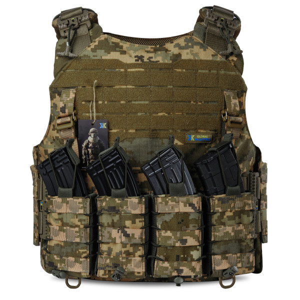 Warmor Gen.4 Pixel Plate Carrier, 4 Pouches