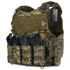 Warmor Gen.4 Pixel Plate Carrier, 4 Pouches