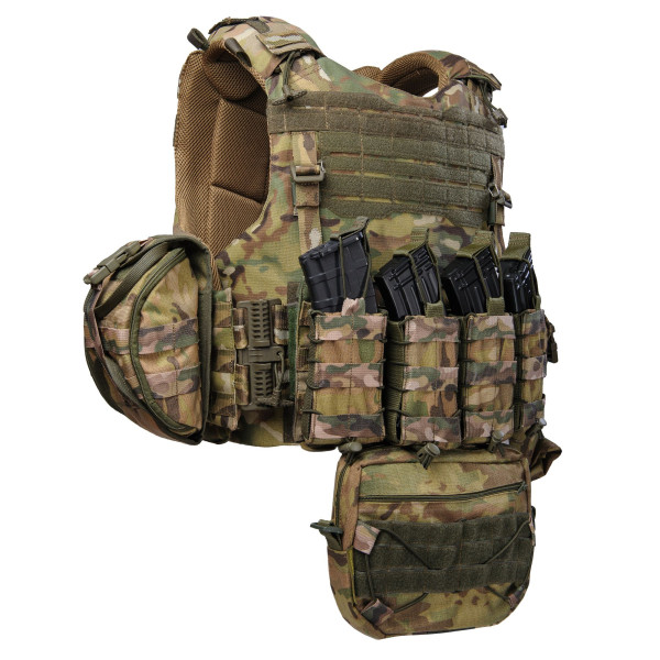Warmor Gen.4 Max Plate Carrier, Multicam, 9 Pouches