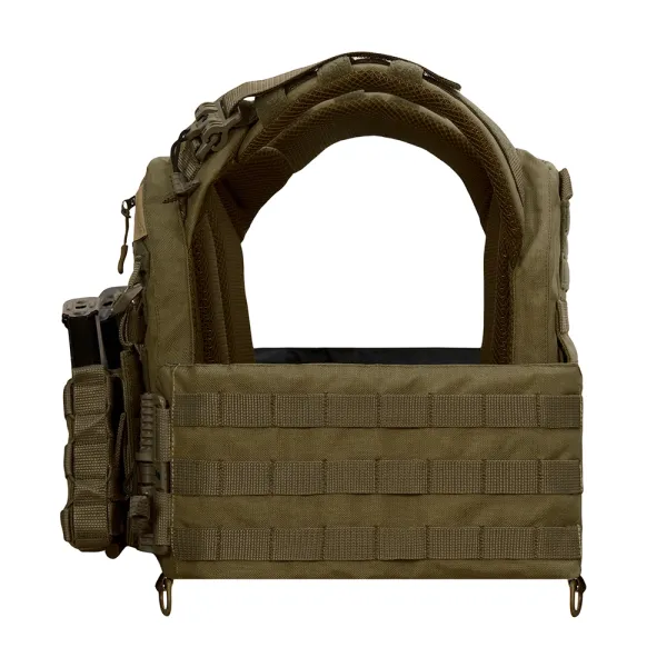 Warmor Gen.3 Pro Plate Carrier – Olive, Quick-Release System, 3 Pouches