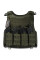 Warmor Gen.4 Plate Carrier, 4 Pouches, Olive