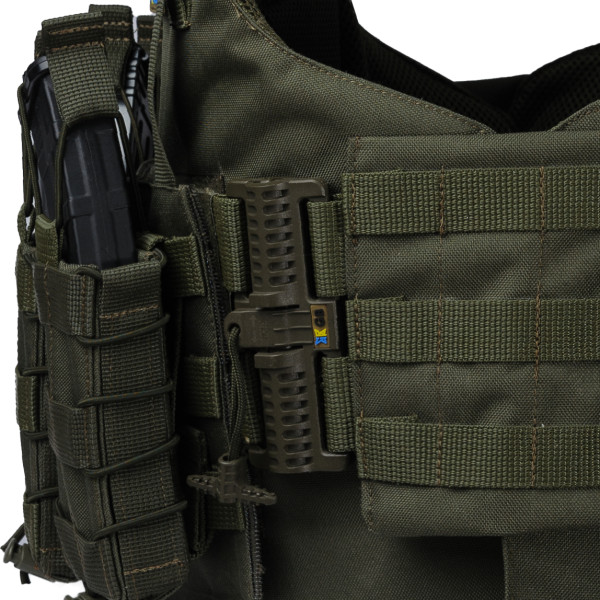 Warmor Gen.4 Plate Carrier, 4 Pouches, Olive