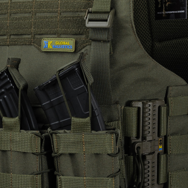 Warmor Gen.4 Plate Carrier, 4 Pouches, Olive