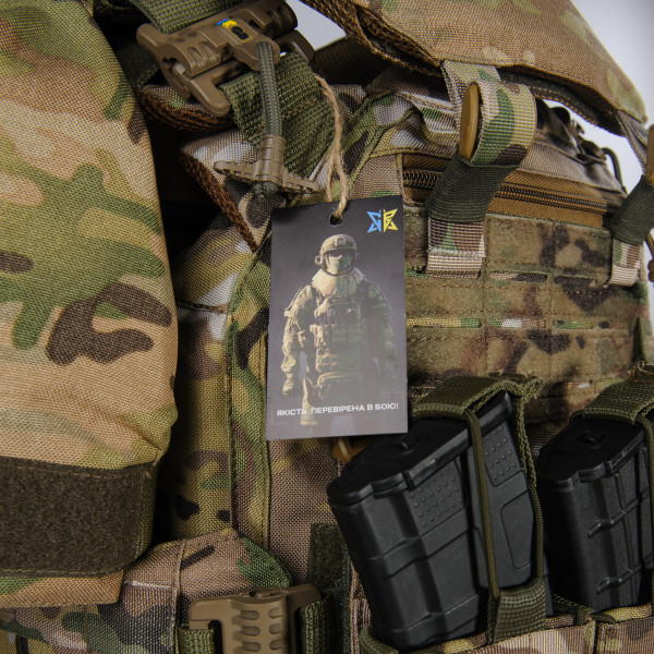 Warmor Gen.3 FL MAX Women's Plate Carrier – Full Pouch Set, Neck & Shoulder Protection, DSTU Class 1, Multicam
