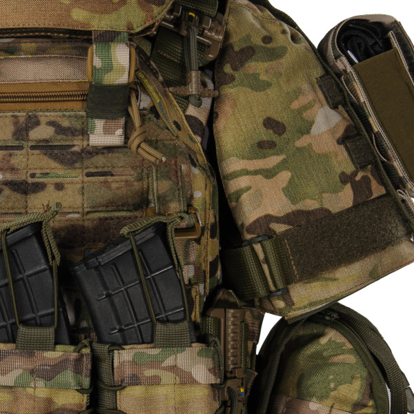 Warmor Gen.3 FL MAX Women's Plate Carrier – Full Pouch Set, Neck & Shoulder Protection, DSTU Class 1, Multicam