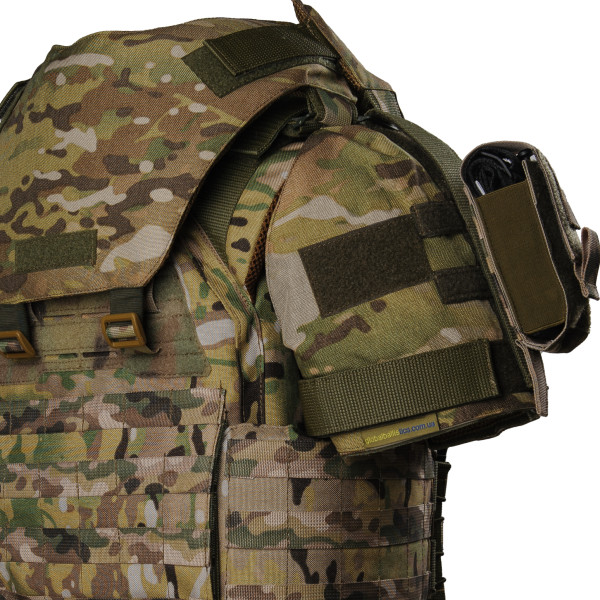 Warmor Gen.3 FL MAX Women's Plate Carrier – Full Pouch Set, Neck & Shoulder Protection, DSTU Class 1, Multicam