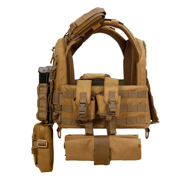 Warmor Gen.3 Pro Max Plate Carrier, Quick-Release System, 7 Pouches, Coyote