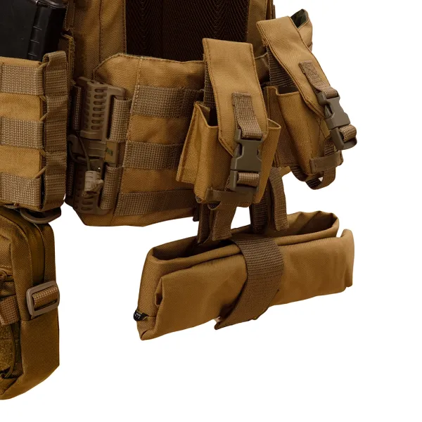 Warmor Gen.3 Pro Max Plate Carrier, Quick-Release System, 7 Pouches, Coyote