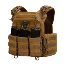 Warmor Gen 3 Pro Plate Carrier, Coyote — Quick‑Release System, 3 Pouches