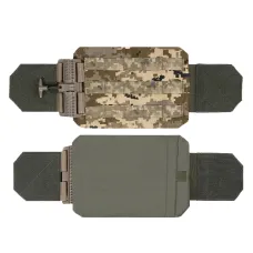 Pixel camo cummerbunds with pockets and quick-release, size M (15×20 cm) — set of 2