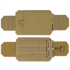 Cummerbunds with pockets & quick-release, Size M (15×20 cm), Olive — Set of 2