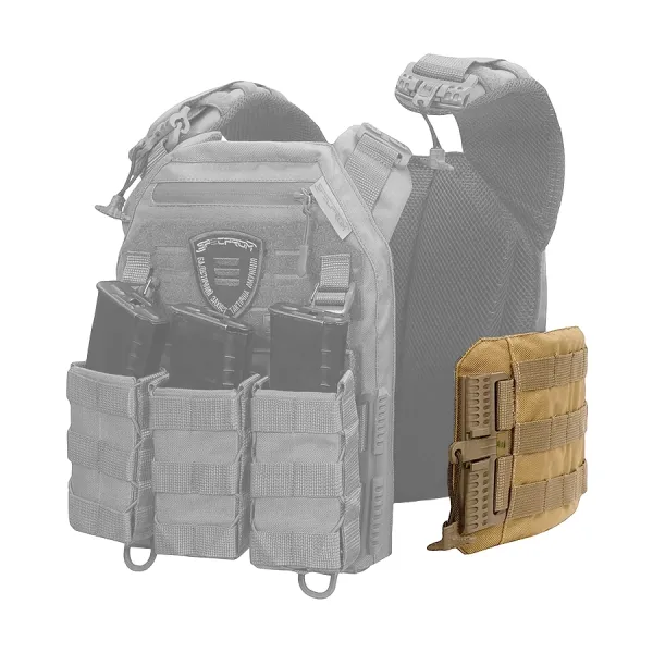 Coyote Cummerbunds with Pockets & Quick-Release — Size M (15x20 cm), Set of 2