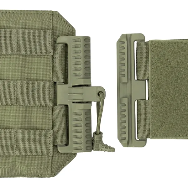 Cummerbunds with Pockets and Quick-Release, Size L (15×30 cm), Olive — Set of 2