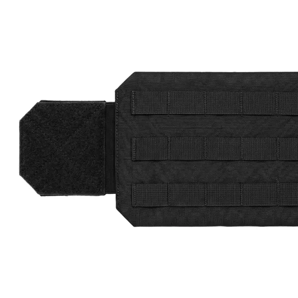 Cummerbunds with Pockets and Quick-Release, Size L (15×30 cm), Black, Set of 2