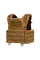 Warmor Gen.3 XL+ Coyote Plate Carrier with Quick-Release System and Pouches (Large)