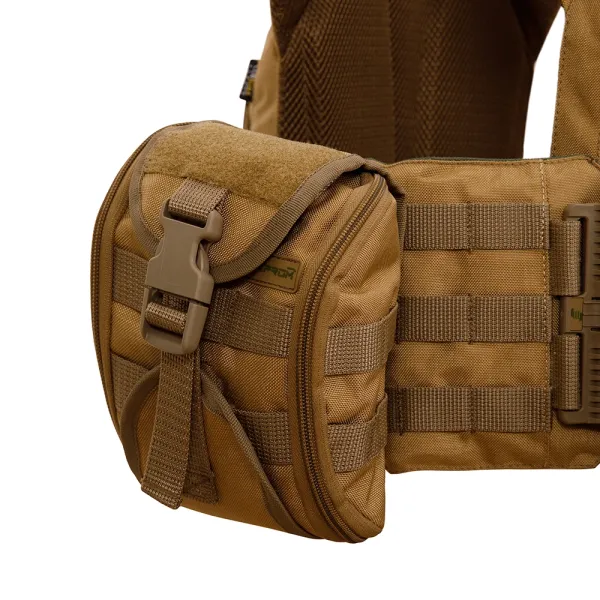 Warmor Gen.3 Pro Max XL Plate Carrier — Coyote, Quick-Release, 7 Pouches (Large)
