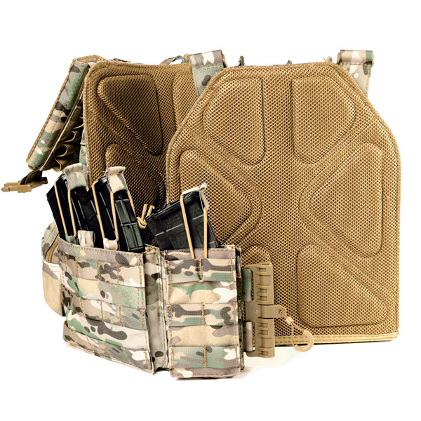 Multicam Plate Carrier — Holds 9 Magazines