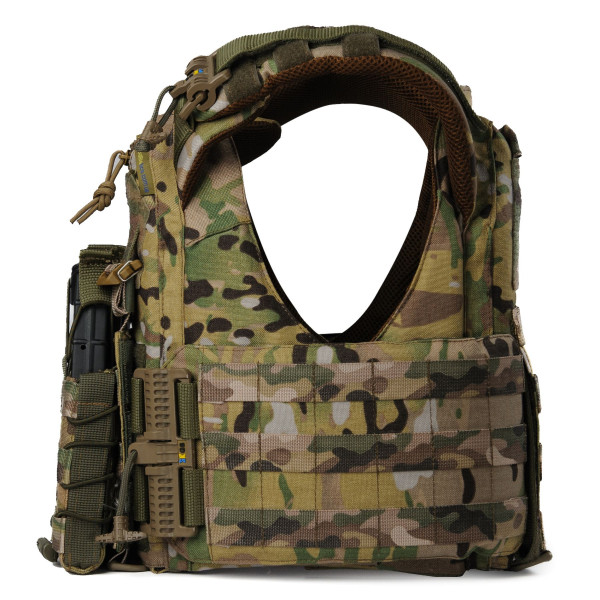 Warmor Gen.3 FL Women's Plate Carrier, Multicam — AK Mag Pouches, Quick Side & Top Release, No Plates
