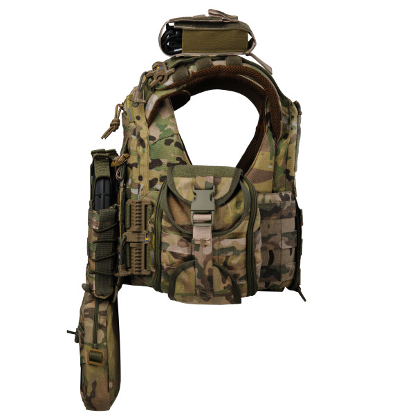 Warmor Gen.3 FL MAX Women's Plate Carrier — Max Pouches, Quick Side & Top Release (No Plates), Multicam