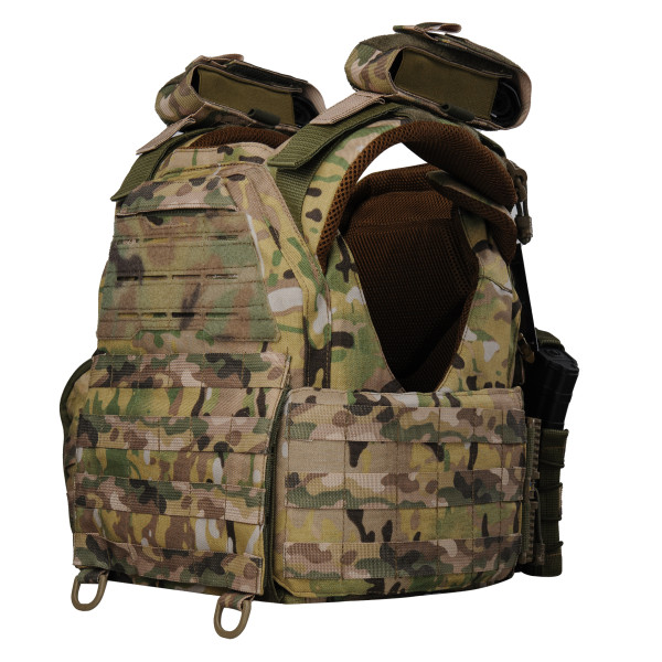 Warmor Gen.3 FL MAX Women's Plate Carrier — Max Pouches, Quick Side & Top Release (No Plates), Multicam
