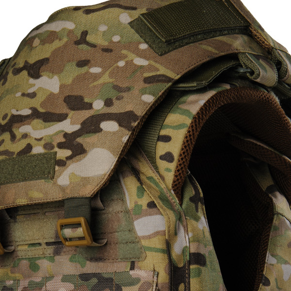 Warmor Gen.3 FL MAX Women's Plate Carrier — Max Pouches, DSTU Class 1 Neck Protection, Multicam