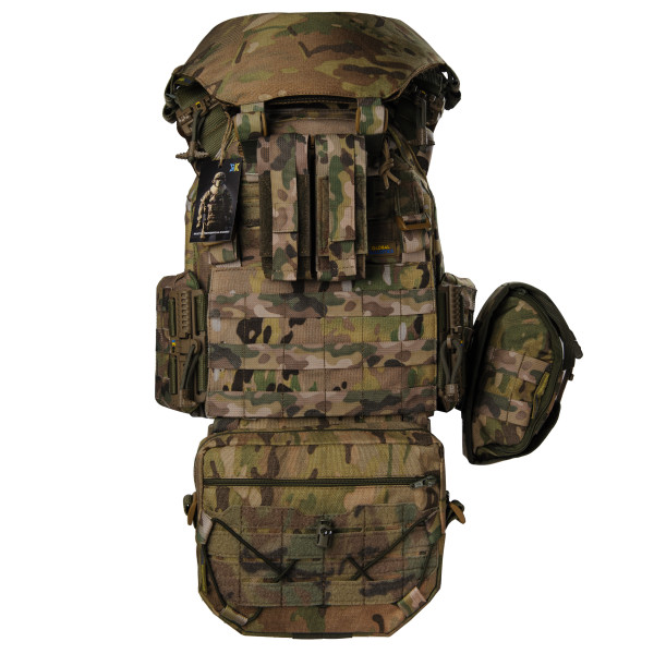 Warmor Gen.3 FL MAX Women's Plate Carrier — Max Pouches, DSTU Class 1 Neck Protection, Multicam