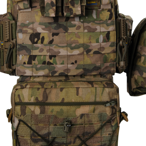 Warmor Gen.3 FL MAX Women's Plate Carrier — Max Pouches, DSTU Class 1 Neck Protection, Multicam