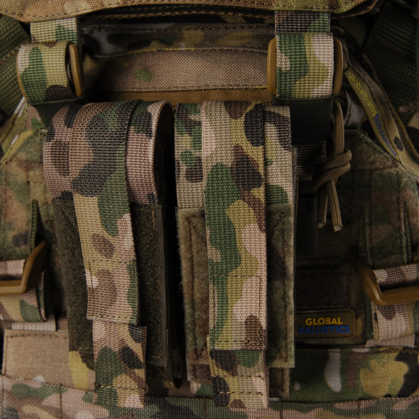 Warmor Gen.3 FL MAX Women's Plate Carrier — Max Pouches, DSTU Class 1 Neck Protection, Multicam