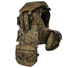 Warmor Gen.3 FL MAX Women's Plate Carrier — Max Pouches, DSTU Class 1 Neck Protection, Multicam