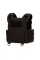 Warmor Gen.3 XL Black Plate Carrier with Quick-Release and 3 AK Mag Pouches (Oversized)