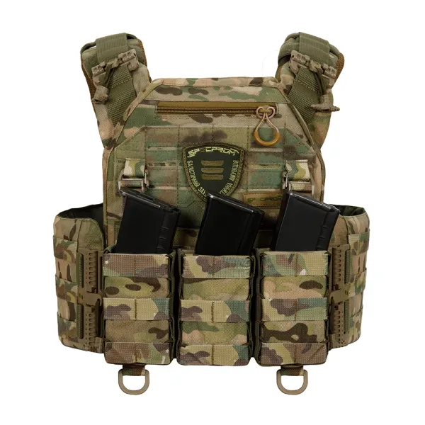 Warmor Gen.3 Multicam Plate Carrier, Quick-Release, 3 Pouches (Large)