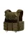 Warmor Gen.3 Plate Carrier, Olive, Quick-Release System, 3 Pouches (Large)