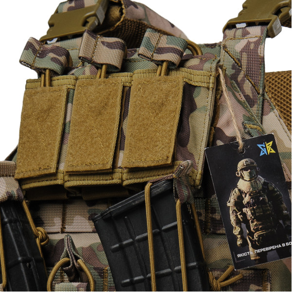 Yakeda Plate Carrier with Quick-Release System — Multicam