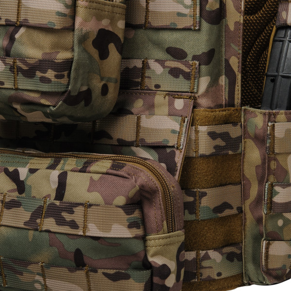 Yakeda Plate Carrier with Quick-Release System — Multicam