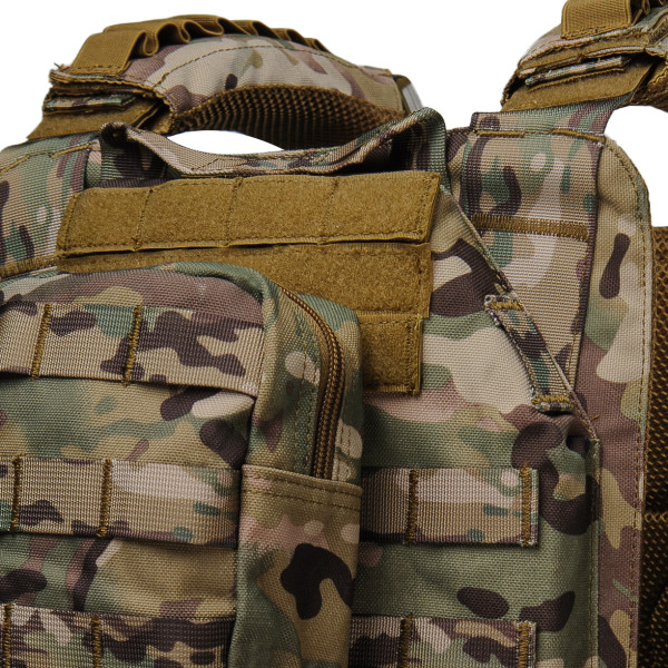 Yakeda Plate Carrier with Quick-Release System — Multicam