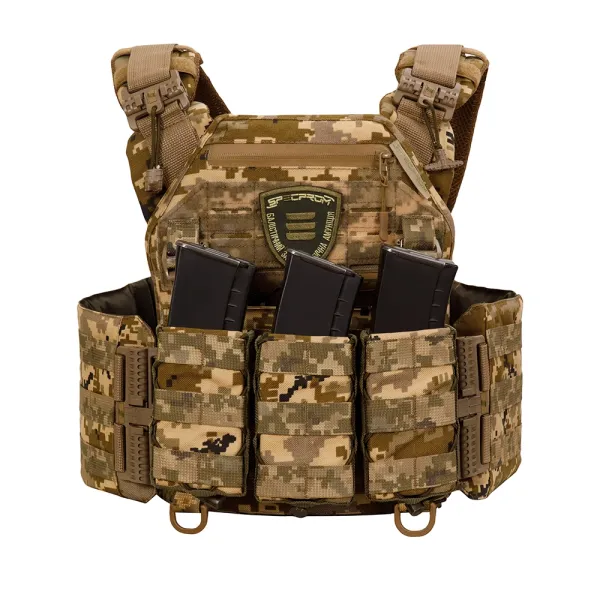 Warmor Gen.3 Pro Plate Carrier with Quick-Release System — Pixel Camo
