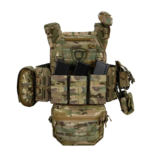 Warmor Gen.3 Pro Max XL Plate Carrier, Multicam, Quick-Release, 7 Pouches (Large)