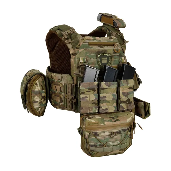 Warmor Gen.3 Pro Max XL Plate Carrier, Multicam, Quick-Release, 7 Pouches (Large)