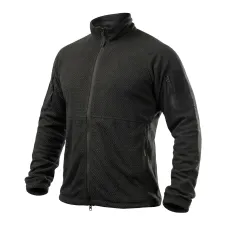 SPECPROM Windblock Tactical Fleece Jacket, Black