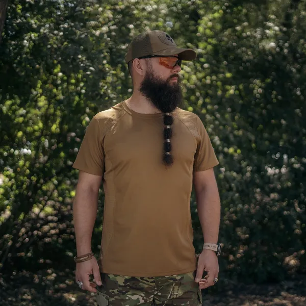 Combatant Striker T-Shirt, Coyote