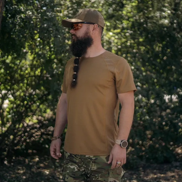 Combatant Striker T-Shirt, Coyote