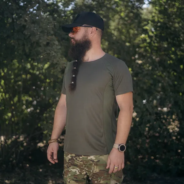 Combatant Striker T-Shirt, Khaki