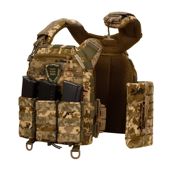 SPECPROM WARMOR Gen.5 V2 Plate Carrier +3 AK Pouches, Pixel Camo